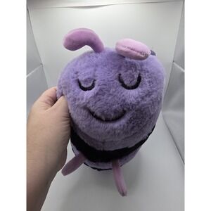 Hello Bello Purple Black Bee Inset Plush Stuffed Animal 14"